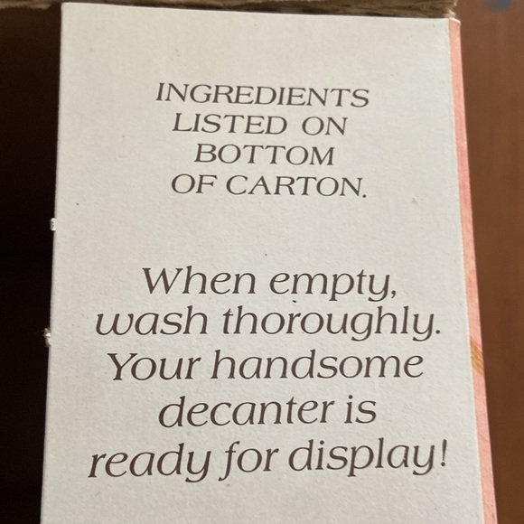 Vintage AVON Quail Decanter Wild Country Men Aftershave Original Box Full 1970s - Picture 11 of 11